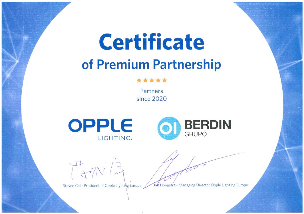 Certificate of Premium Partnership