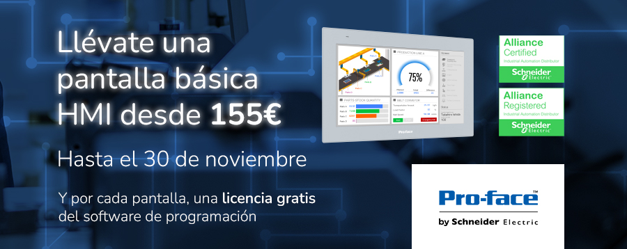 Promoción pantalla HMI Pro-face ET6000